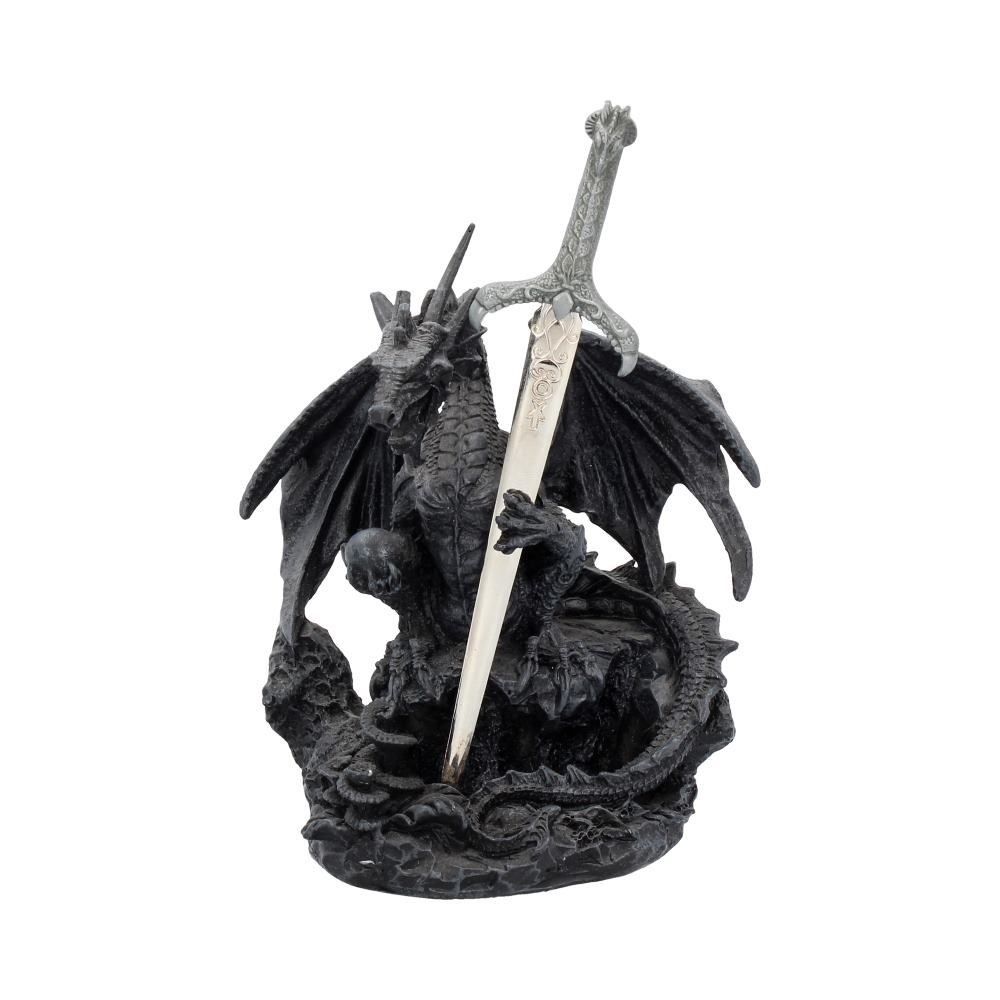 Nemesis Now - Oath Of the Dragon 19cm Figurine - Dragon - Noir